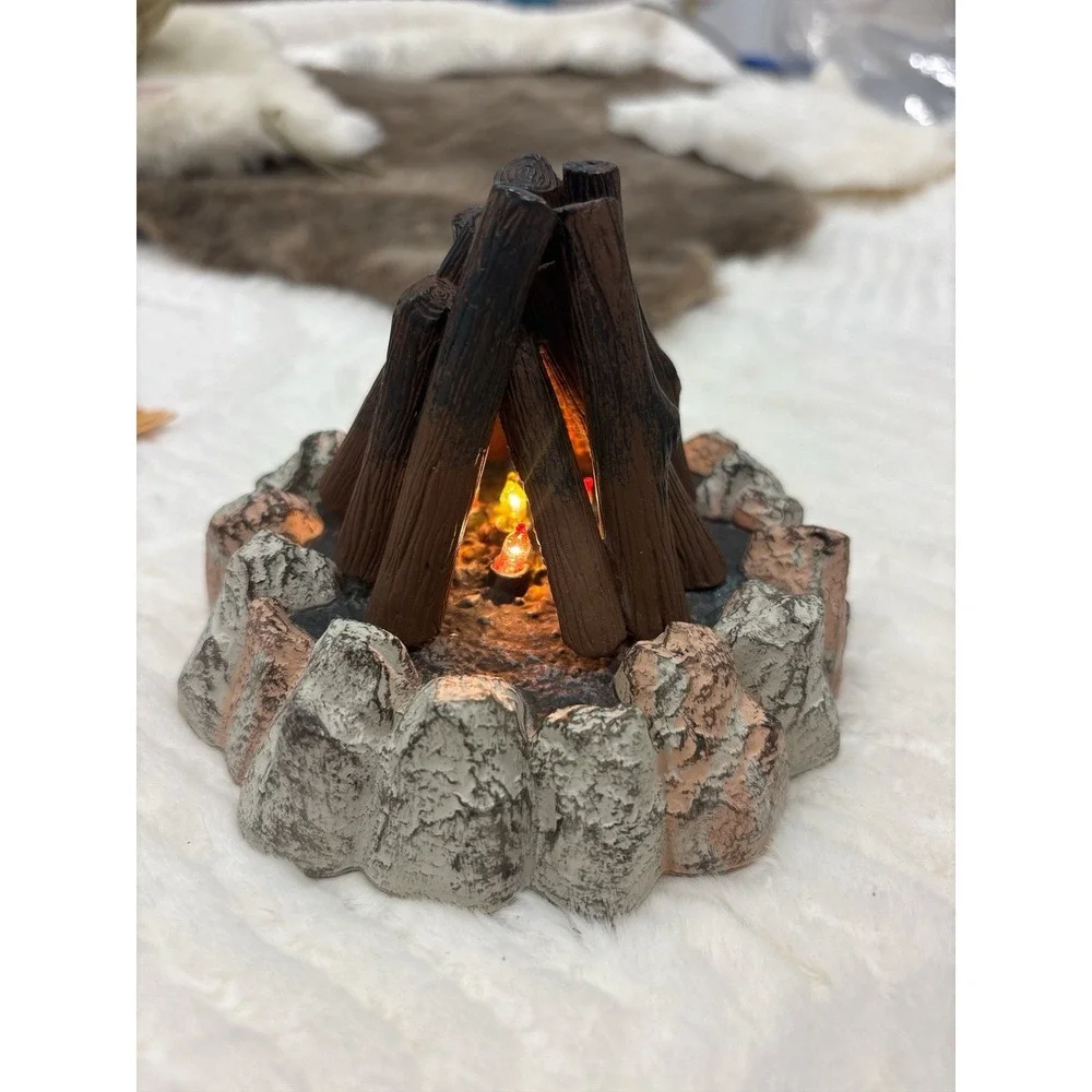 American Girl Kaya Retired Tepee Accessory Lot Bedroll Campfire Fur Mats + MORE